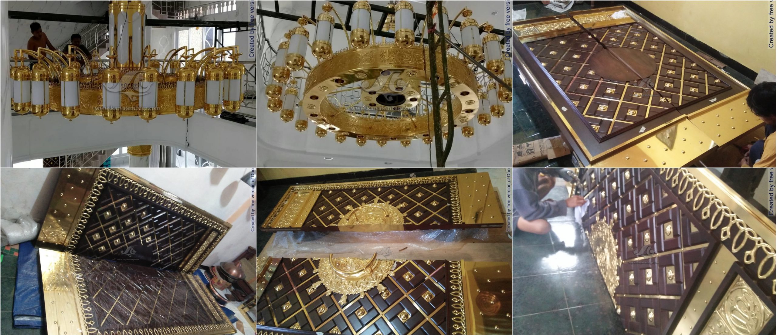 Replika Lampu dan Pintu Nabawi